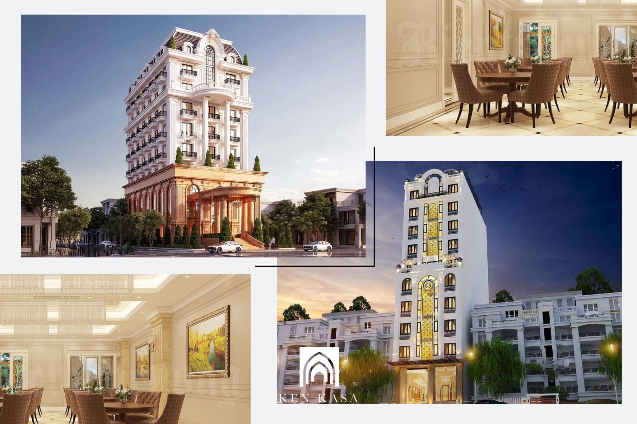 Mẫu khách sạn 10 tầng 